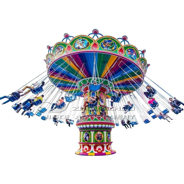 Cheap price amusement park CE shaking head swing flying chair rides for sale