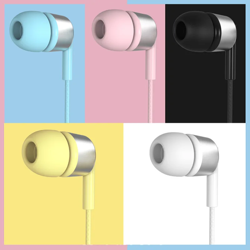New Arrivals hands free  in-ear  mobile phone headset  music 3.5 jack  with mic