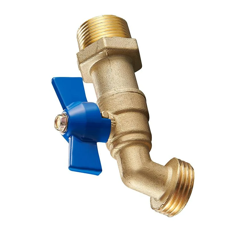 Lead Free 1/2' 3/4' 1/4 Turn Hose Bibb Valve For Washing Machine Control Water