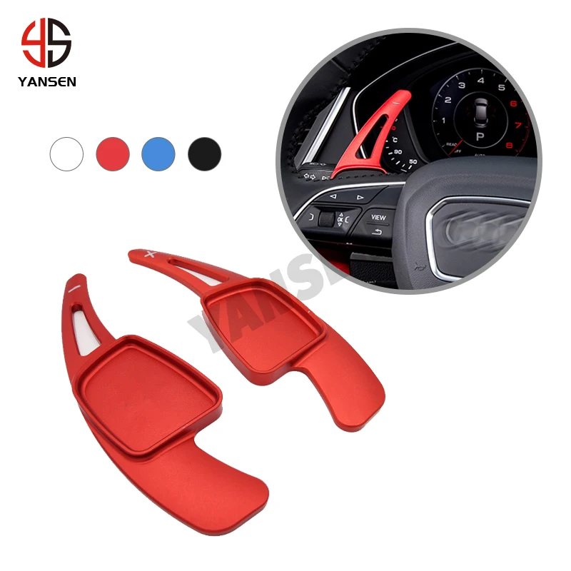YS Car interior accessories steering wheel Paddle Shifter for Audi A4L A5 Q7 TT 2017