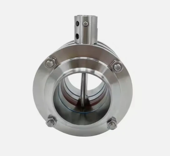 3A/SMS/DIN hygiene food grade 3/4' SS304 manual Butterfly Valve Sanitary Quick Release Bracket Clamp Butterfly Valve tc ferrule