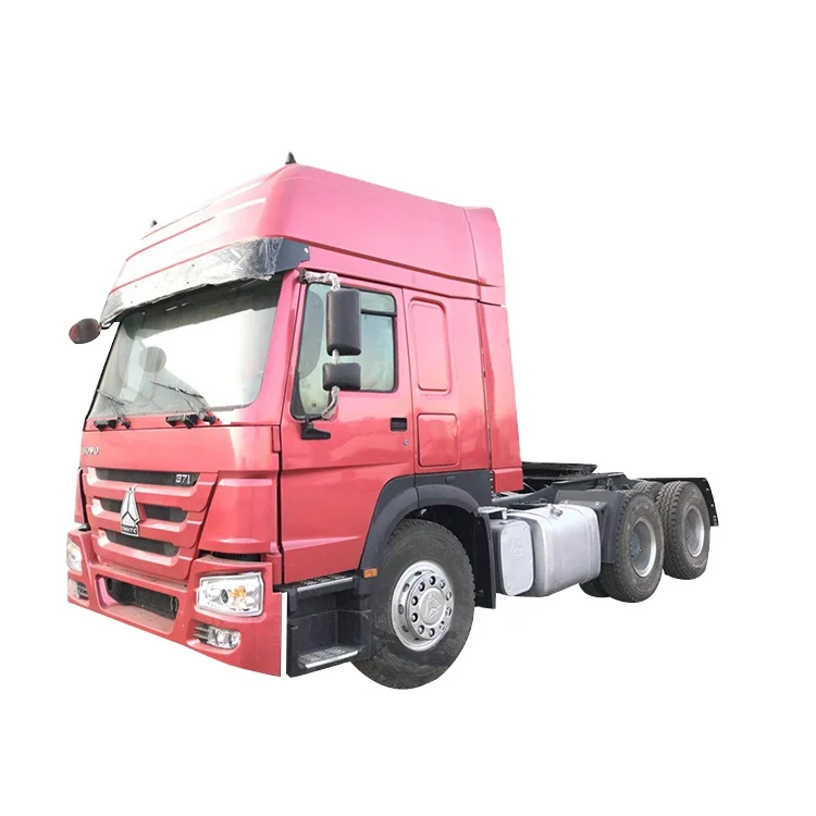Second Hand Truck SINOTRUK HOWO 371 Head HW79 Cab Low Price Tractor Truck For Sale