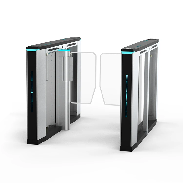 Luxury Self Closing Fast Lane  Smart High Performance Electronic Board High Safety Full automatic Barrier Swing Arm Speed Gate
