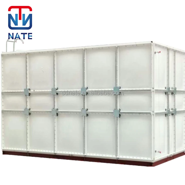 6000l bolted grp cube reservoir water tank price