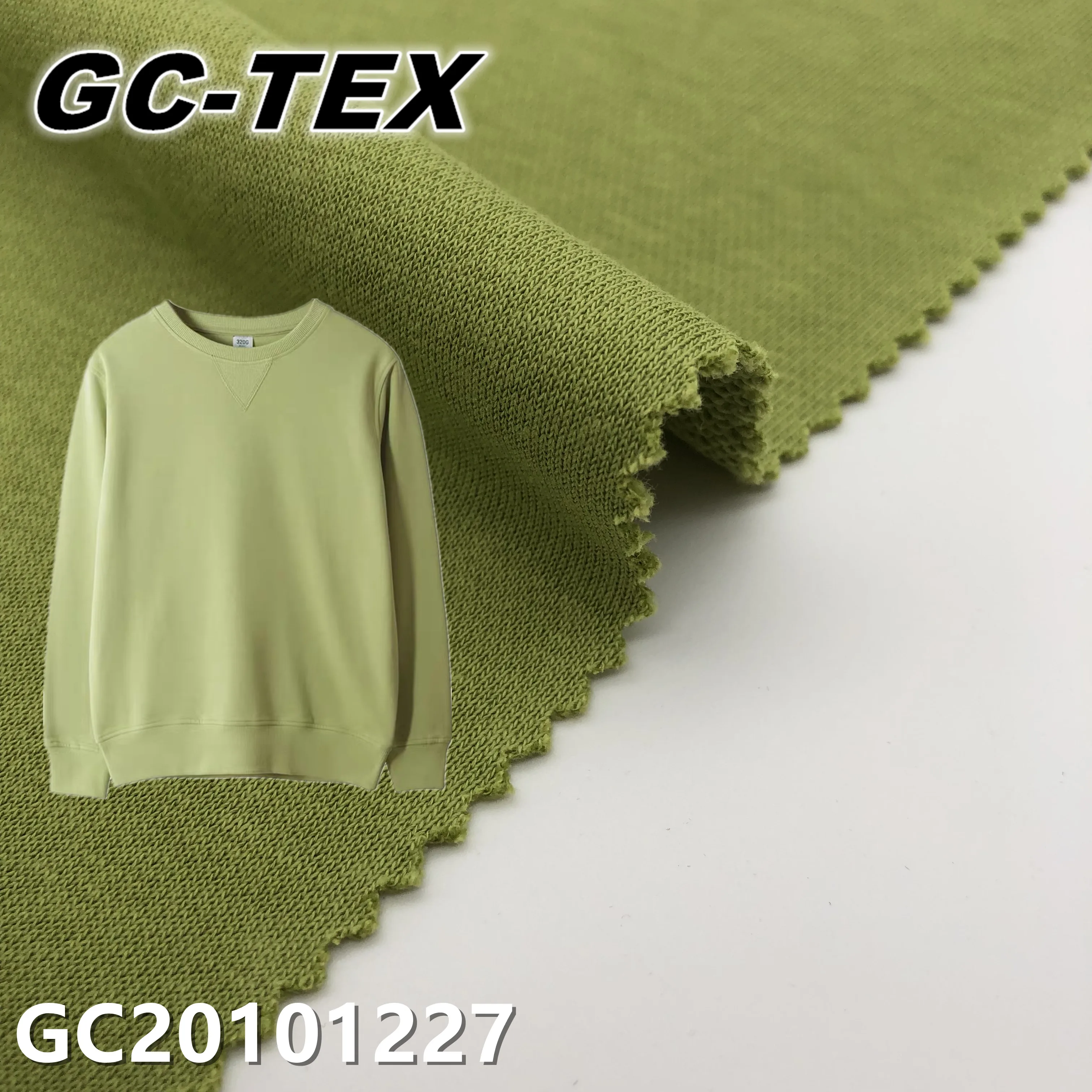 [GC20101227] Instock 81%Cotton 19%Polyester 320GSM terry fabric for Hoodie