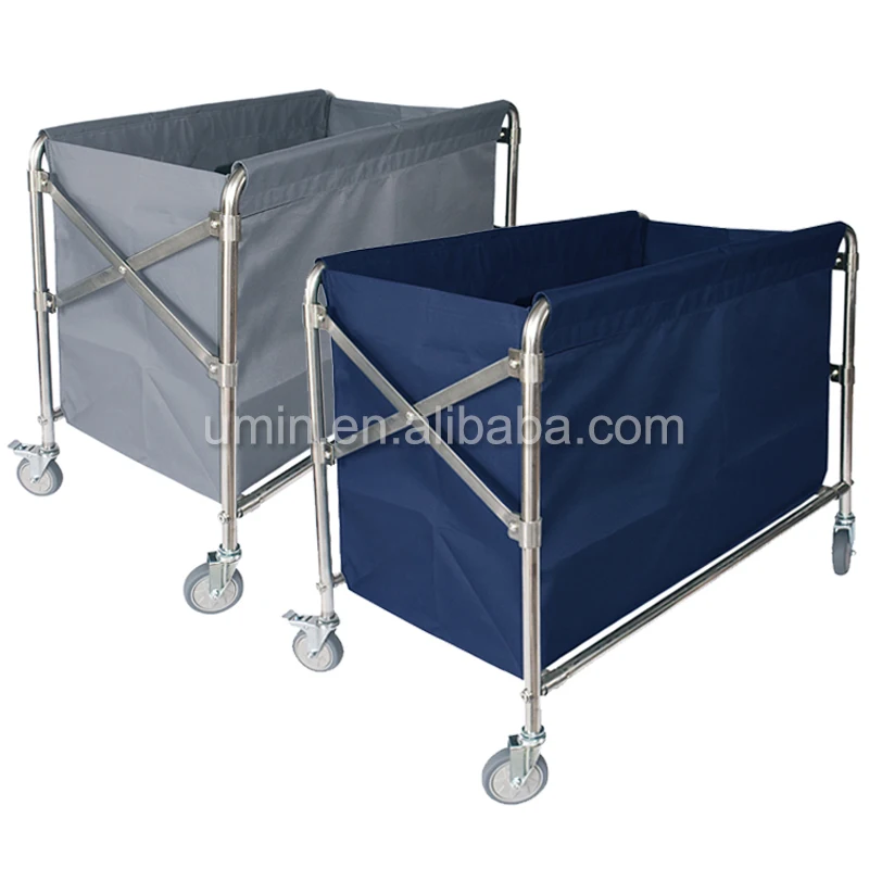 Hotel Laundry Service Folding Linen Trolley