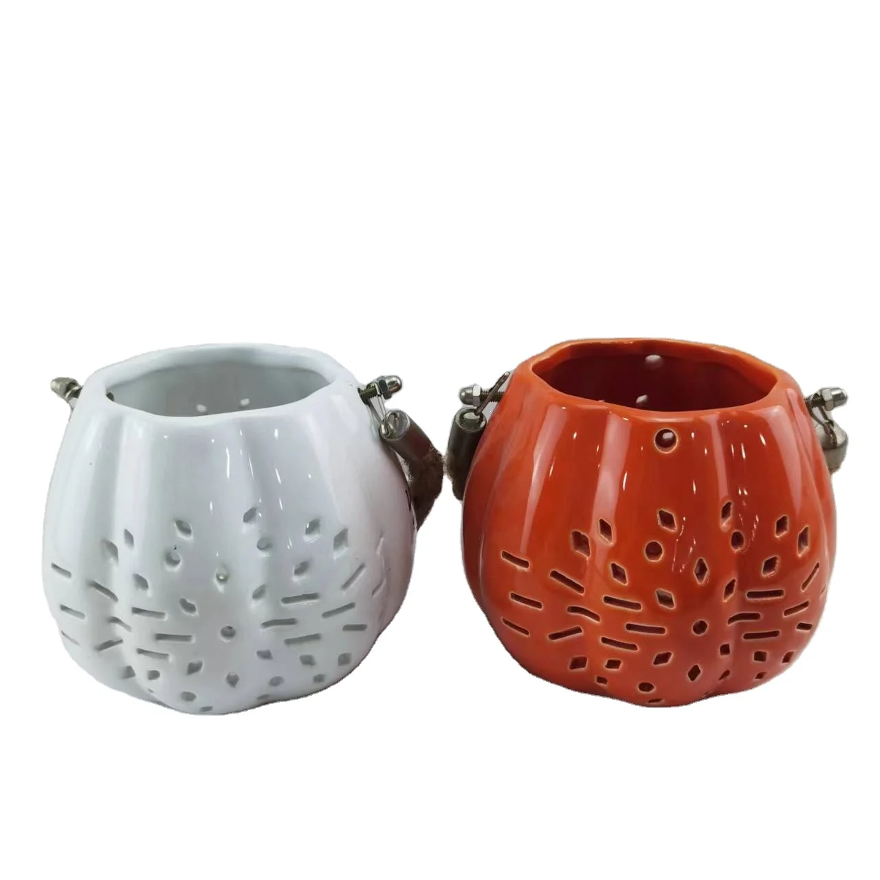 Pumpkin hanger candle holder handmade tableware decor designs creative luxury America for Halloween gifts