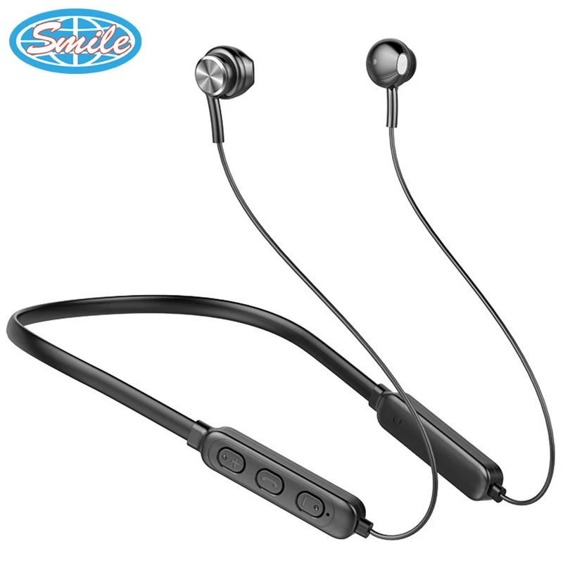 Neckband Wireless Headset BT 5.0 Headphone High Sound Quality Sports Earbuds Sweatproof Headset With Mic Earphones