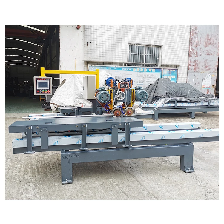 BT-1200 CNC Machine Quartz Stone Cutting Machine double blade  hand push Machine with Marble porcelain slab