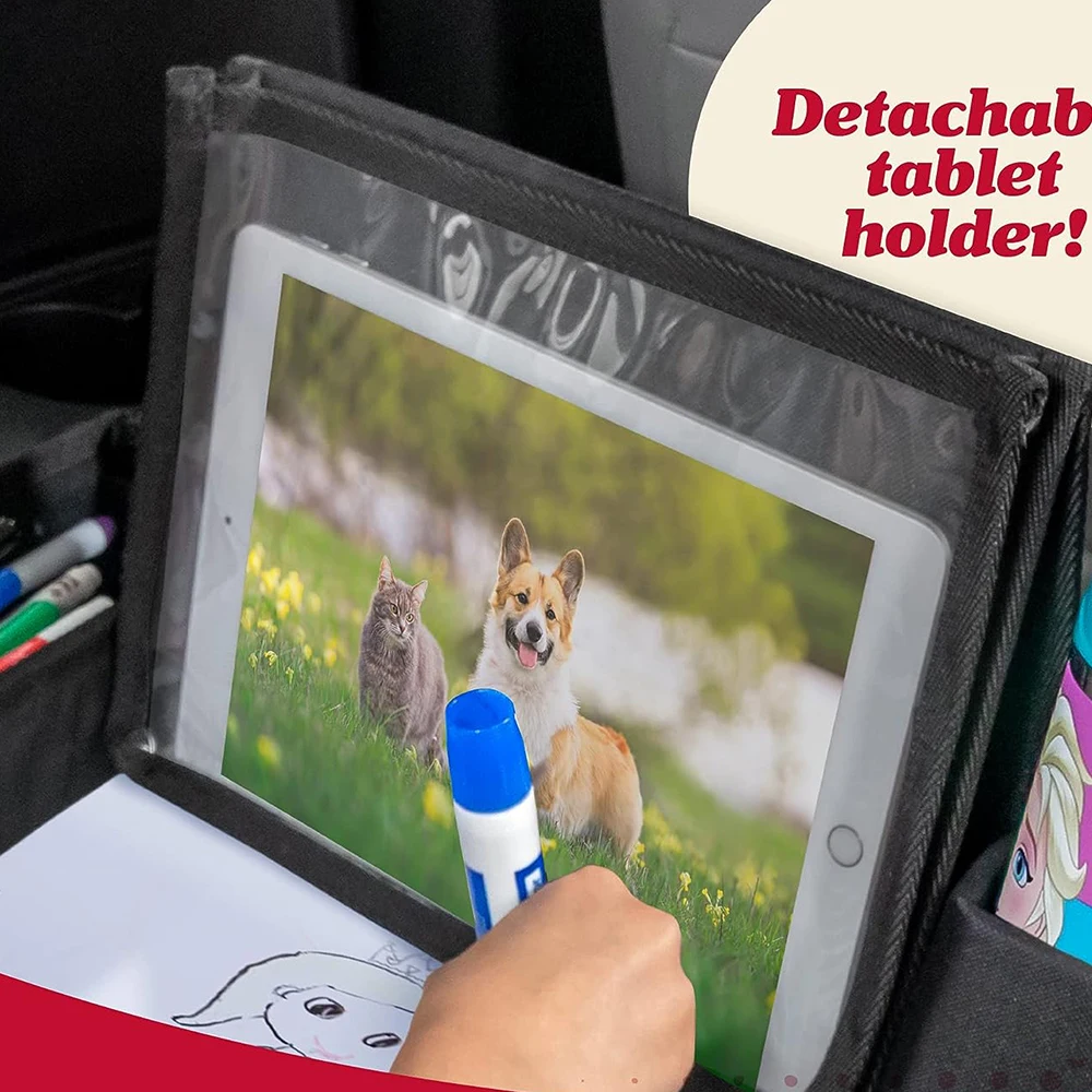 Factory made Car Seat Organizer Kids Travel Tray for Kids Toddlers Activities in Car Seat