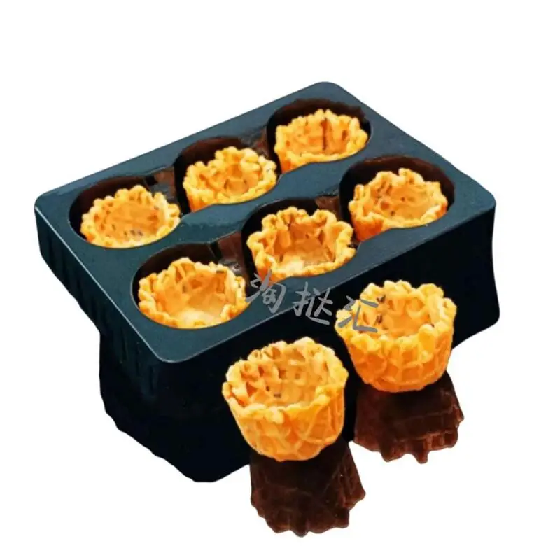High Quality Wholesale variety of flavors Crispy large flower basket shape DIY Instant frozen tart shell