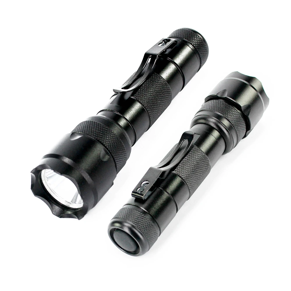 custom logo color aluminum flashlight hand lamp 5 mode small T6 led torch light