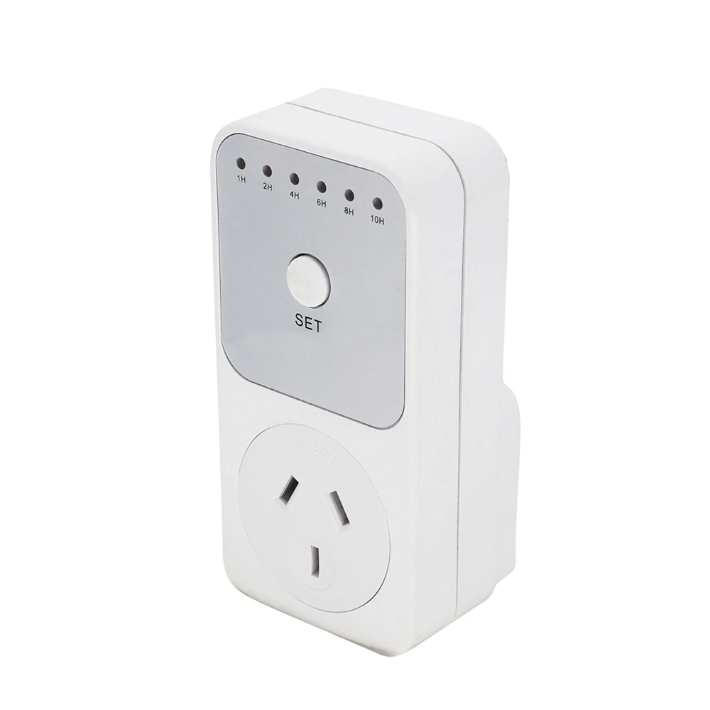 Electronic Timer Switch EU FR BR UK Countdown Switch Controller Kitchen Timer 6 sets Outlet Timing Socket