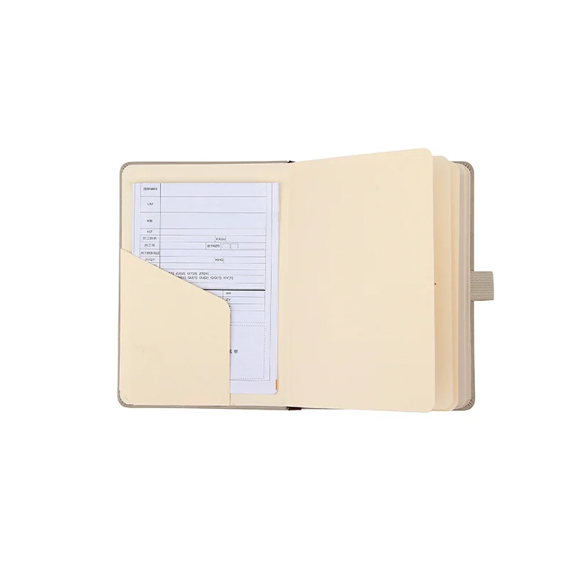 Wholesale A5 A6 Colorful custom logo hard cover Leather Journal Notebook with elastic band