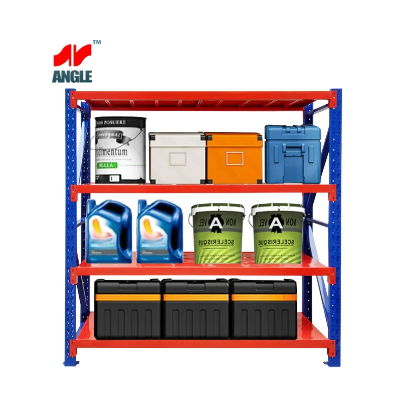 Rak penyimpanan  adjustable Sheving Industrial  sin de acero storage shelving racks cheap goods shelf