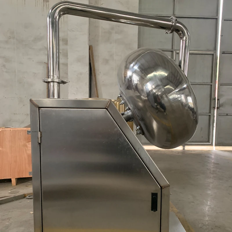 Automatic Stainless Steel Chocolate Panning Machine for Home Use and Food Factory for Peanut & Almond Sugar Coating