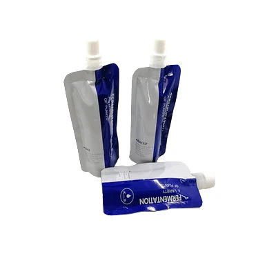 Пластиковый пакет для напитков с носиком для шоколадного фондю