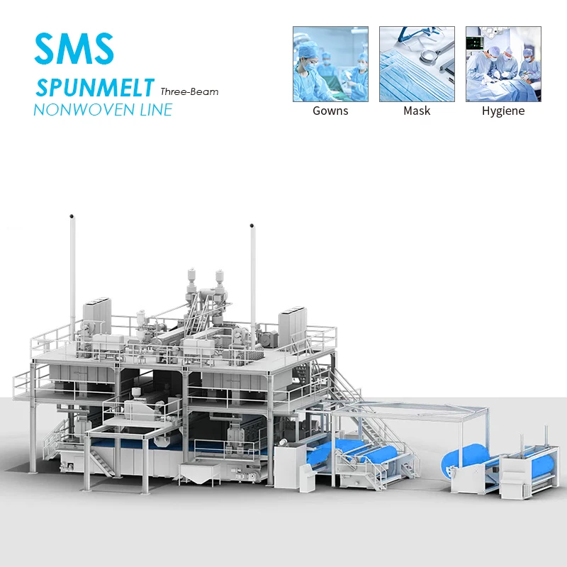 Smsnonwovenfabricmakingmachine Pp спанбонд нетканый материал для продажи спанлейс производственная