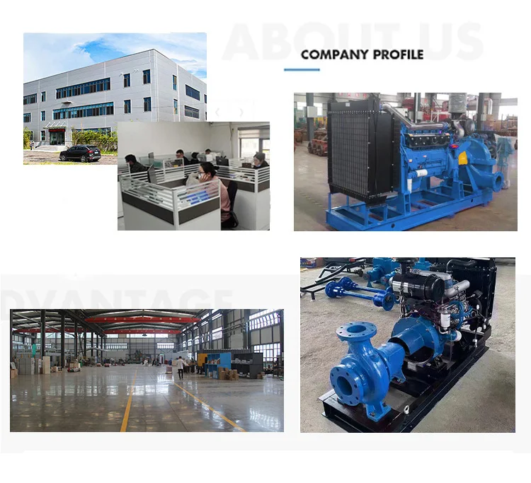 Centrifugal diesel engine driven water pumps price high rotation speed