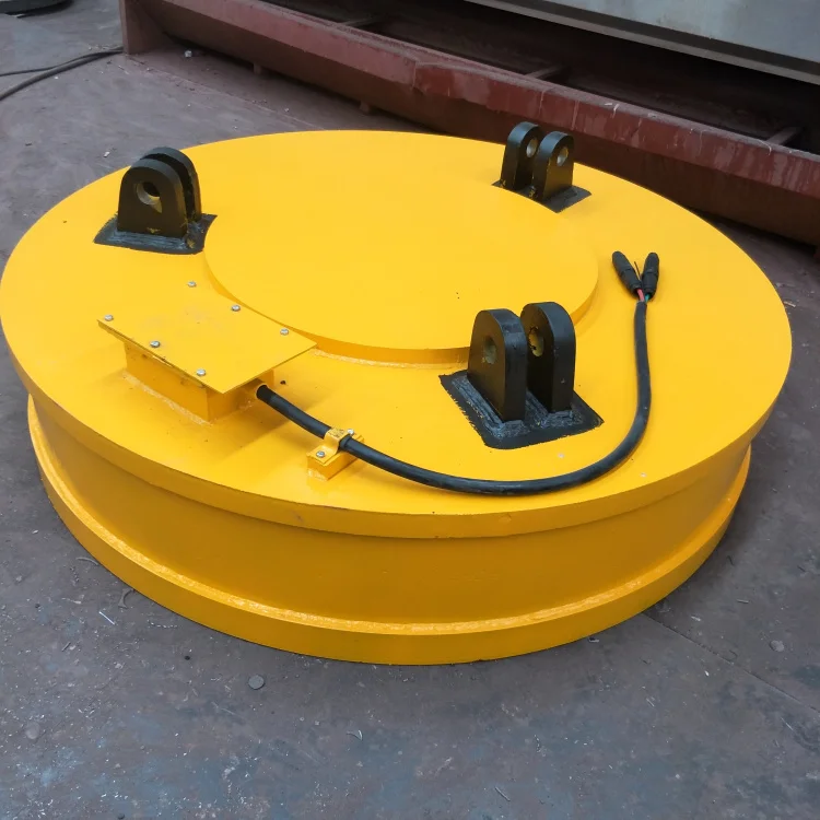 Crane Electric Magnet Use for Lifting Scrap Irons Circular Lifting Electromagnet for Excavator New Product 2020 Customised PLC