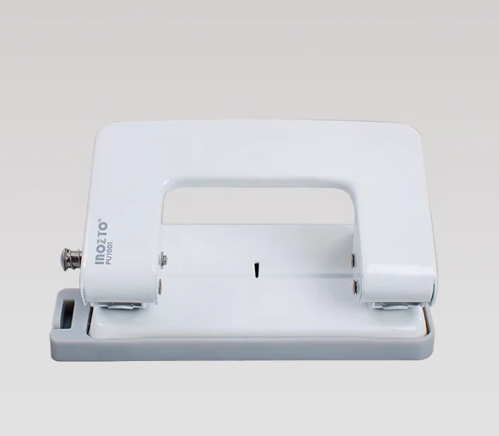 Customized high quality 2 hole metal puncher office craft paper labor saving puncher manual puncher