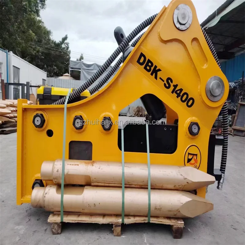 High-quality Heavy Equipment DBK Hydraulic Rock Hammer Breaker Chisel DBK-S1400 Crushing Hammer Excavator S1400 For SUISAN