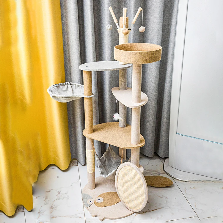 Best Selling Wholesale Small Batch Order Luxury Cat Climbing Tree Fun Cat Climbing Frame