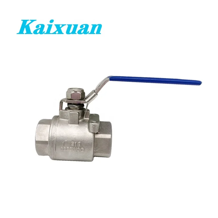 Stainless Steel Water Valve 304/316 2pcs Ball Valve 1000WOG 2000 WOG DN15 DN25 stainless steel ball valve