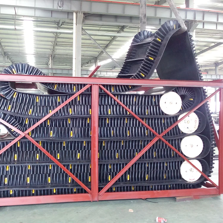 2024 Popular Product Conveyor Belt With Corrugate And Baffle Width 800 MM 24 MPA
