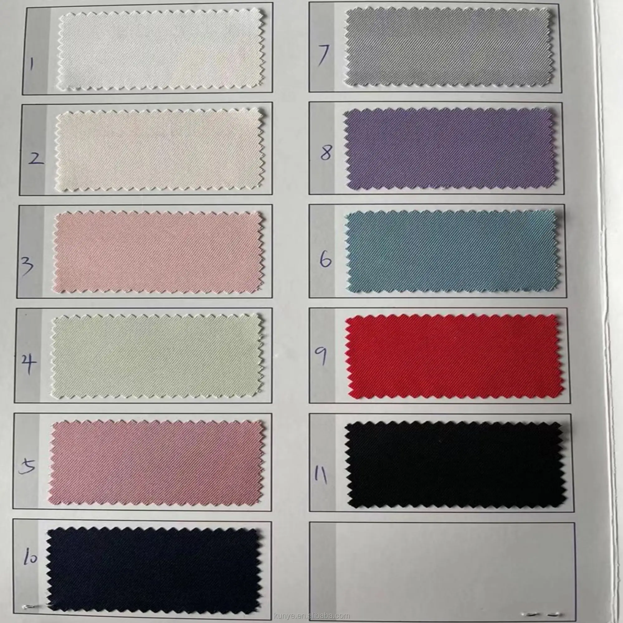 KUNYE 100% NAIA cellulosic silky twill fabric biodegradable for woman garment