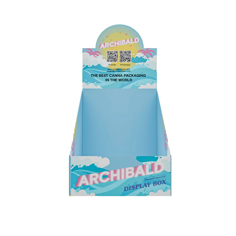 Archibald Pre Roll Packaging Paper Case Display Pre Roll Packaging Box White Glass Jar Packaging Box Small Craft Paper Package