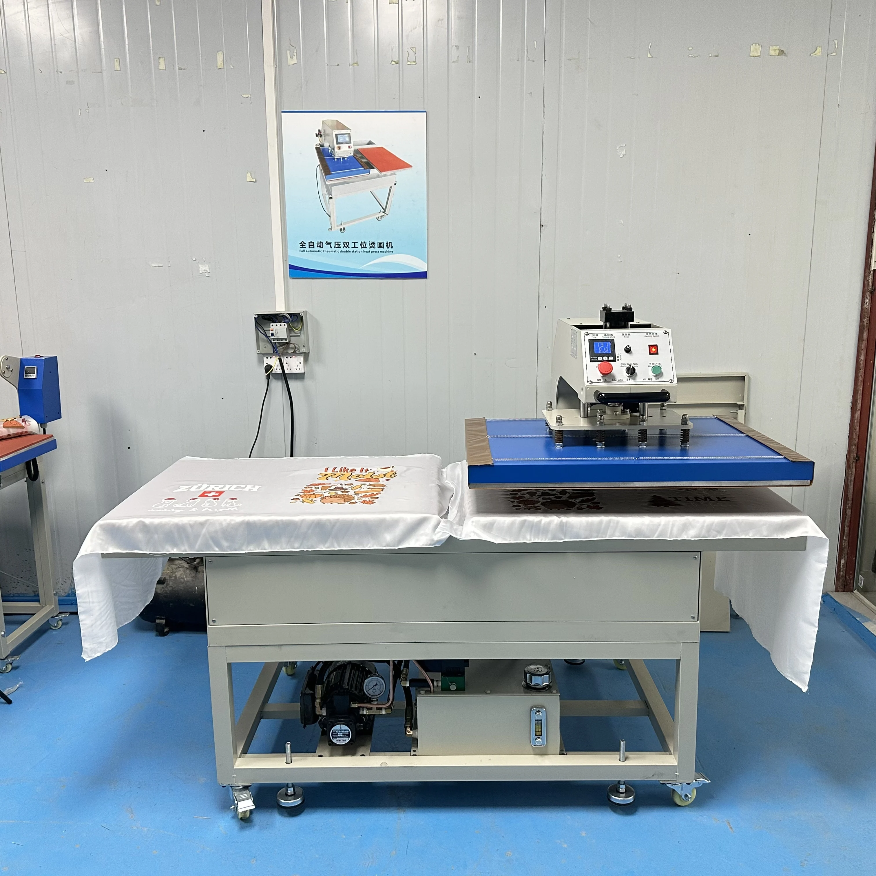 T-shirt Printing Machine Hydraulic Printing Press Machine 70*90 CM