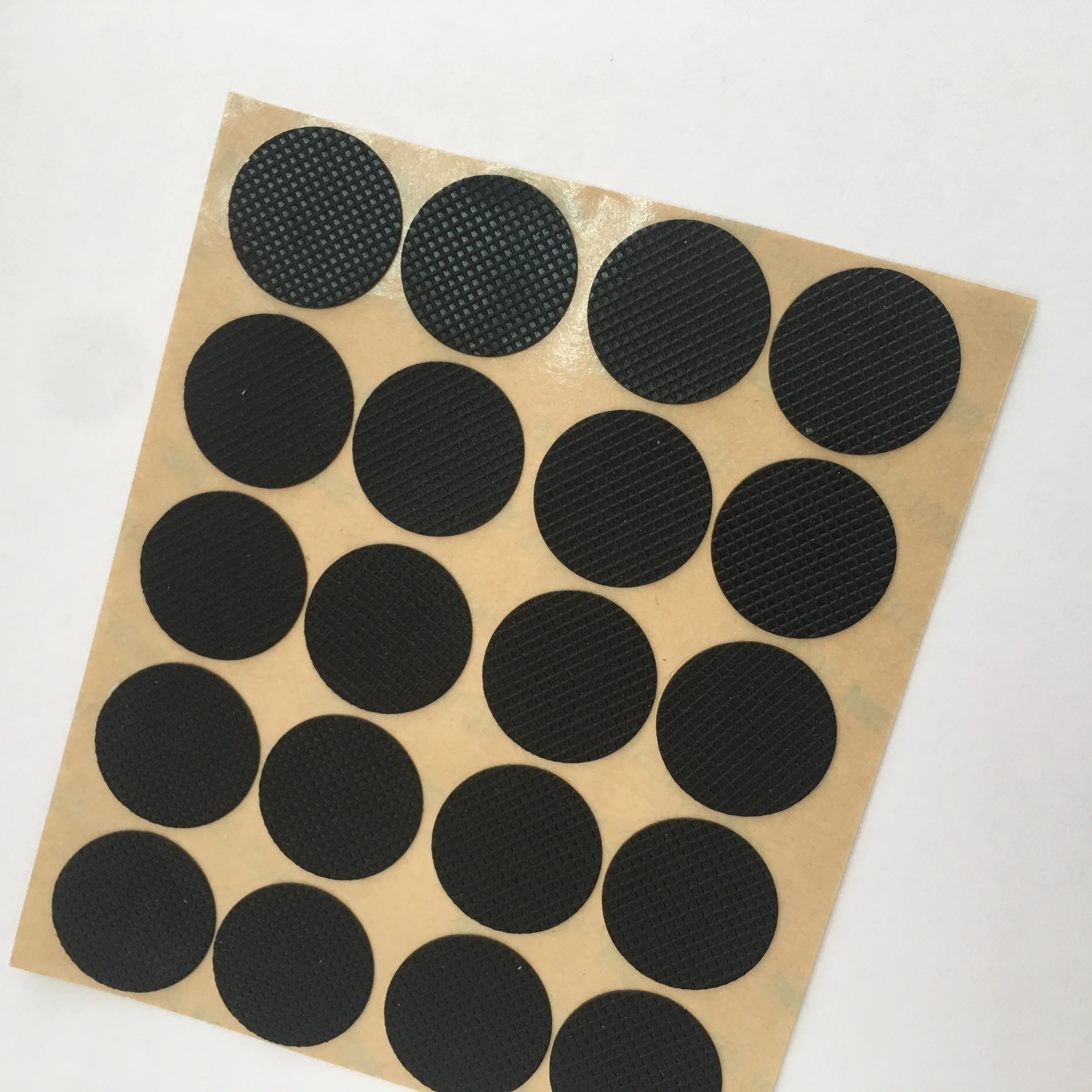 customized shape silicone 3m self adhesive feet pad die cutting rubber  pad