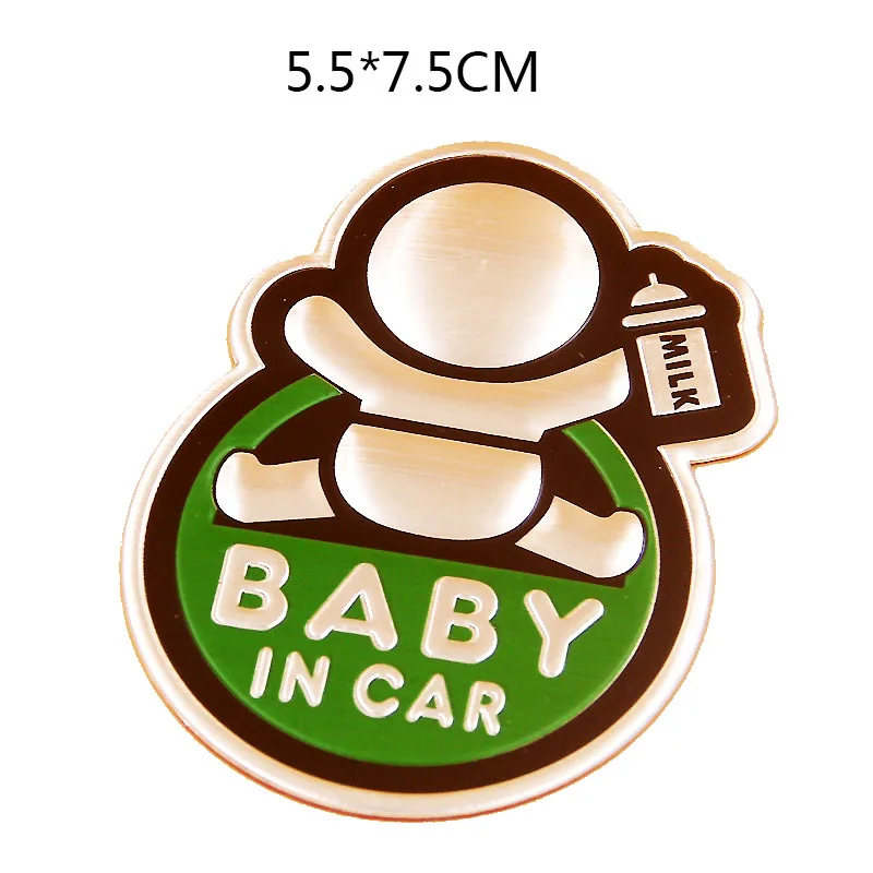 Пользовательская Безопасность 3d наклейка на автомобиль ребенка на доске знак
