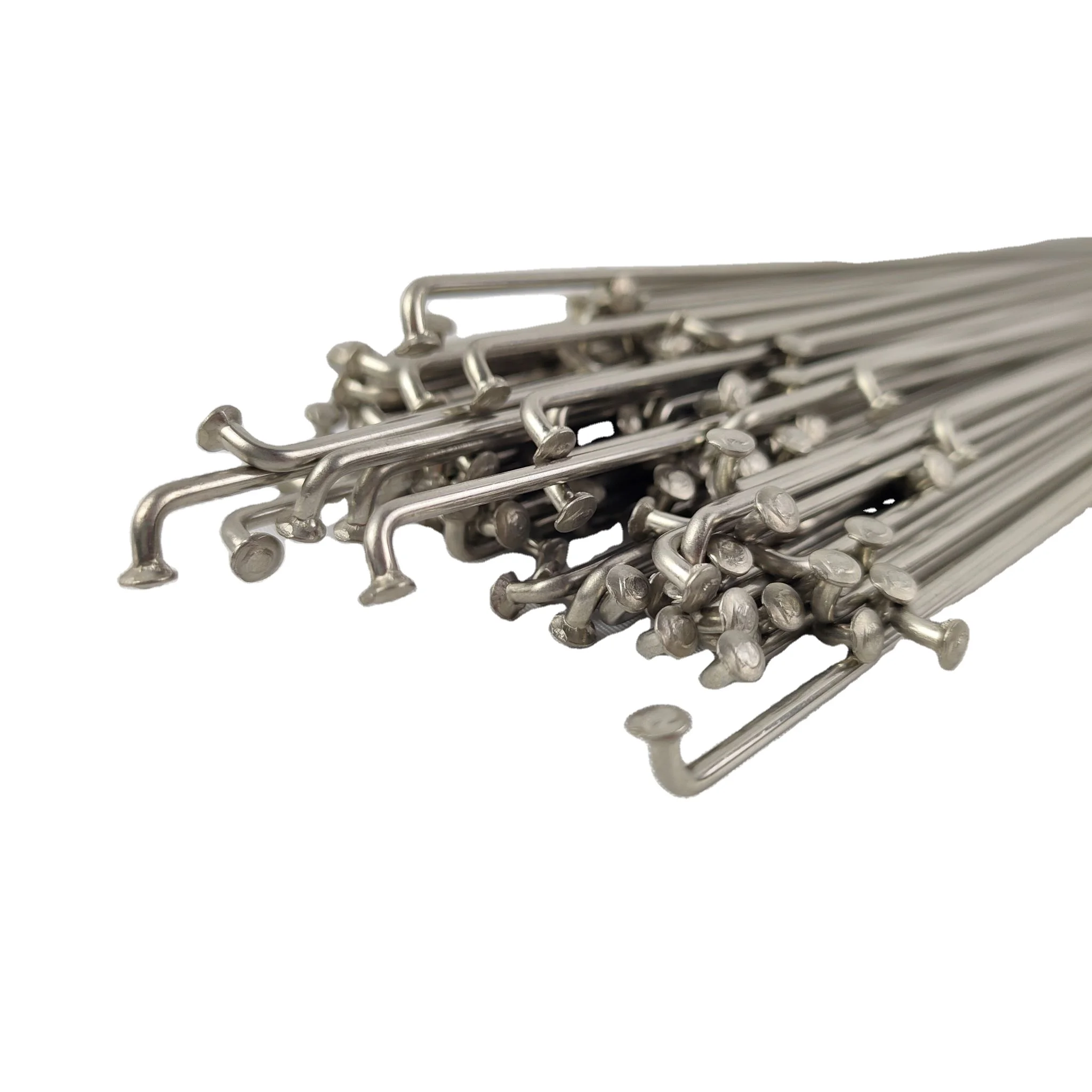 2022 Cheap Factory Price 14G/13G /8G J Bend/Straight Stainless Steel Bicycle Spokes&Brass Nipples of Various Size for MTB