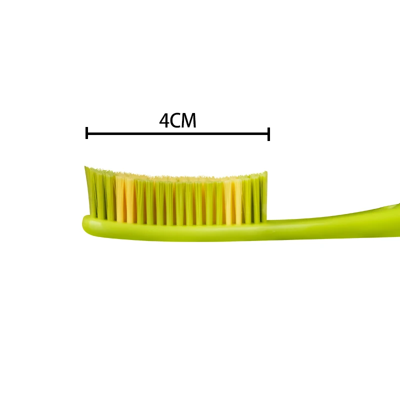 
custom big headed thick portable natural oral hygiene dental care u shape nano power led 360 degree toothbrush 