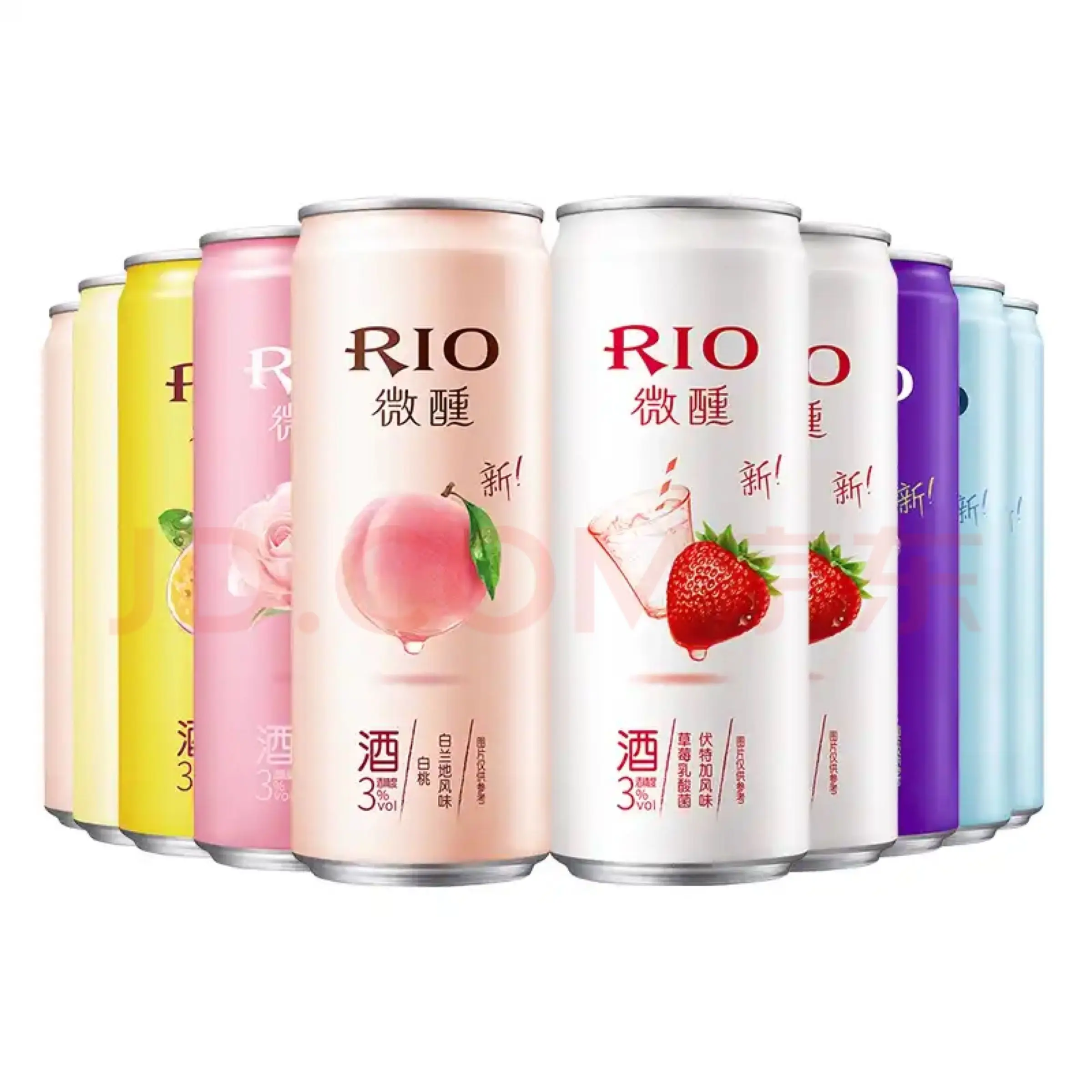 New 2022 330ml Ruiao Strawberry Lactobacillus Vodka Cocktail