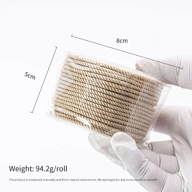 Multicolor Rope 3mm Round Nylon Cord Braided Knotting Silk Decorative Milan Cord For Jewelry making