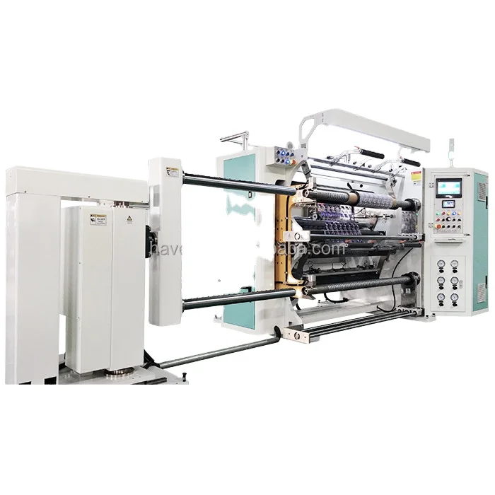 New Generation Customized OPS/OPP Film Rewinding Machine With Auto Unloading Frame