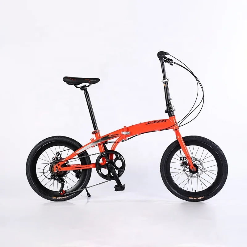 Fast Shipping Stock 20 inch Steel Folding Bike 7 Speed Portable Cheap Folded Bike For Adults