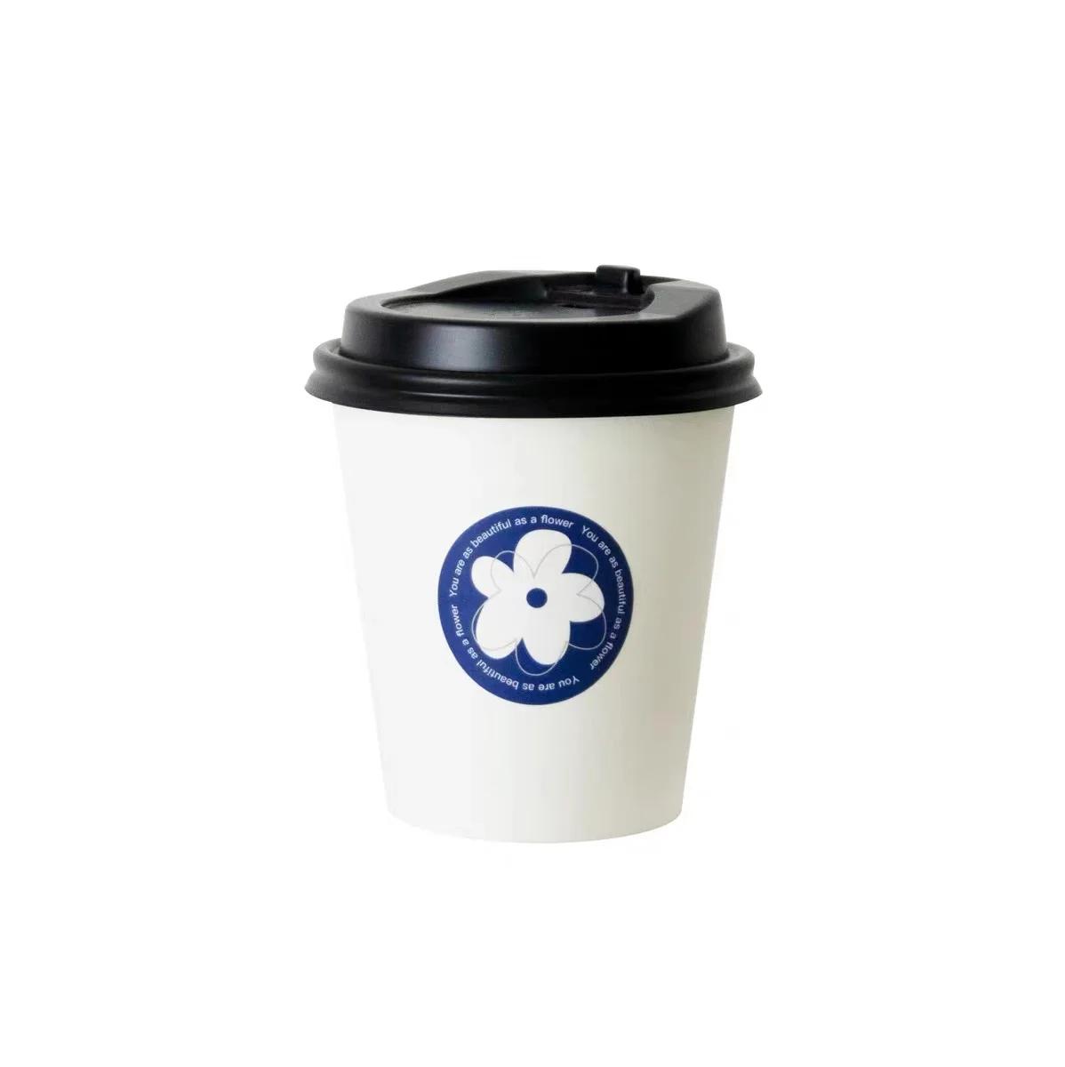 thickened with cover insulated hot drink hollow cup coffee cup kraft paper milk tea