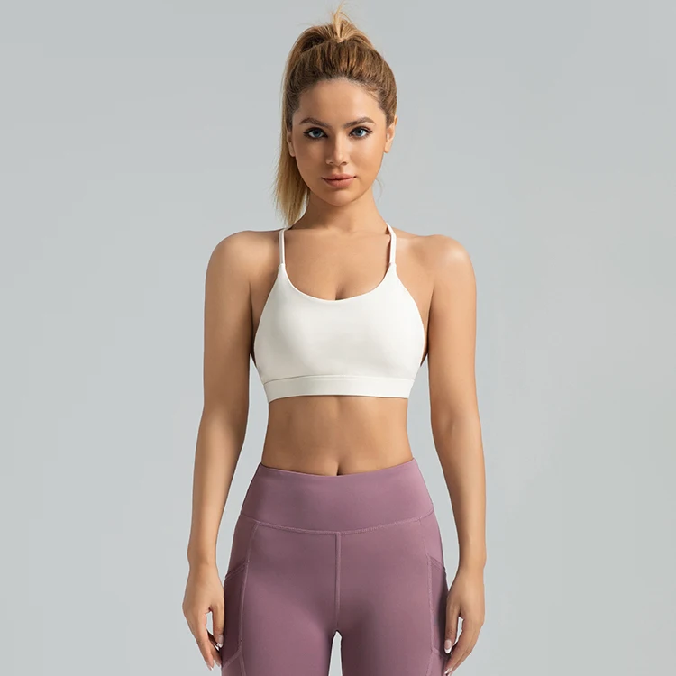 2024 High Quality Beautiful Young Sexi Girl Wear Bra Shock-Proof workout Bra Big Size Breathable Sexy Aunty Bra