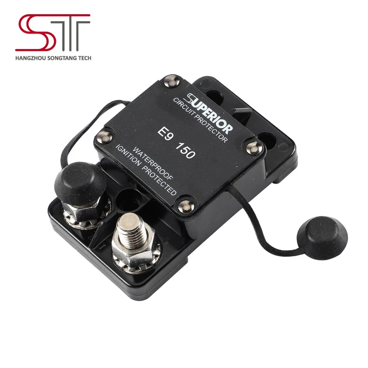 E9A 150 Amp Wide Surface Mounting stud type auto reset car circuit breaker