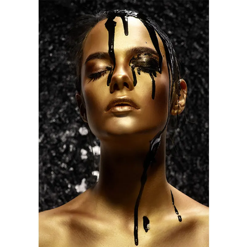 Meian New design Black White Gold Human Body Diamond Painting Full Mosaic kit dreamcatcher Paintings for Living