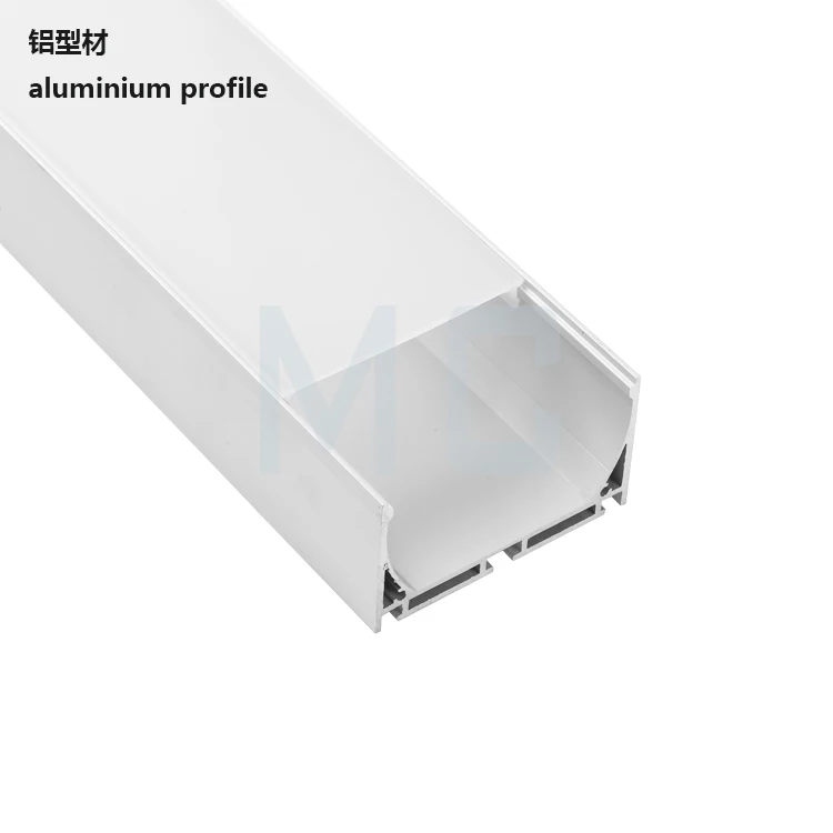 70*36mm led aluminum tube profile polycarbonate linear luminaire housing