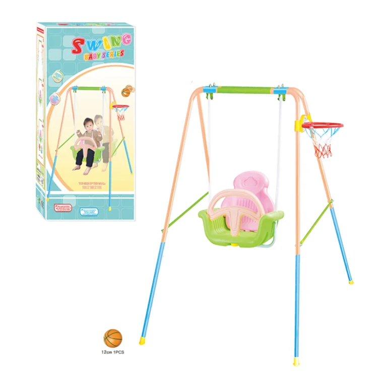 Baby single seat swing chair hanging baby swing indoor and outdoor playground Kids baby Swing Chair