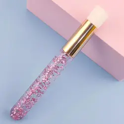 Oem Blackhead Nose Washing Cleaning Makeup Brush Lashes White Eyelash Extension Cleansing Brushes