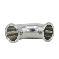 Sanitary 90 degree elbow clamp Mirror polishing stainless steel 304/316L elbow pipe fitting