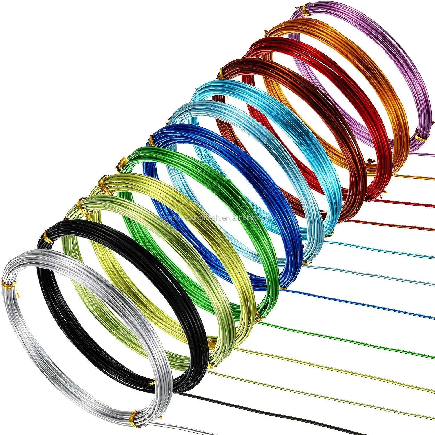 Various colors aluminum craft beading wire for necklace making