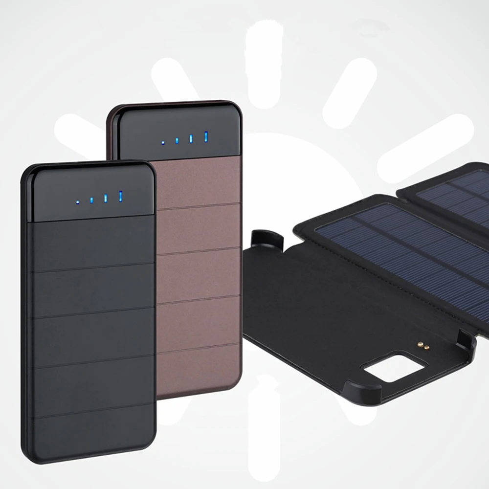 magnetic ac powerbank module with solar charger